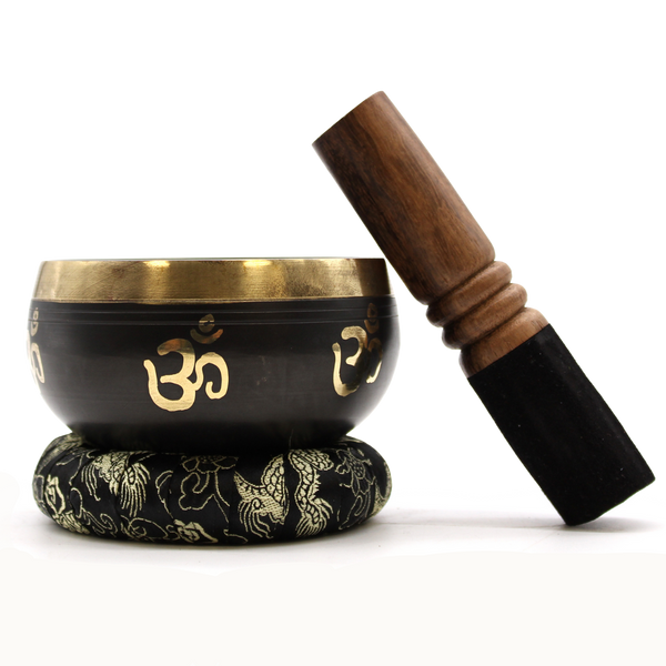 Om Singing Bowl Set 9cm