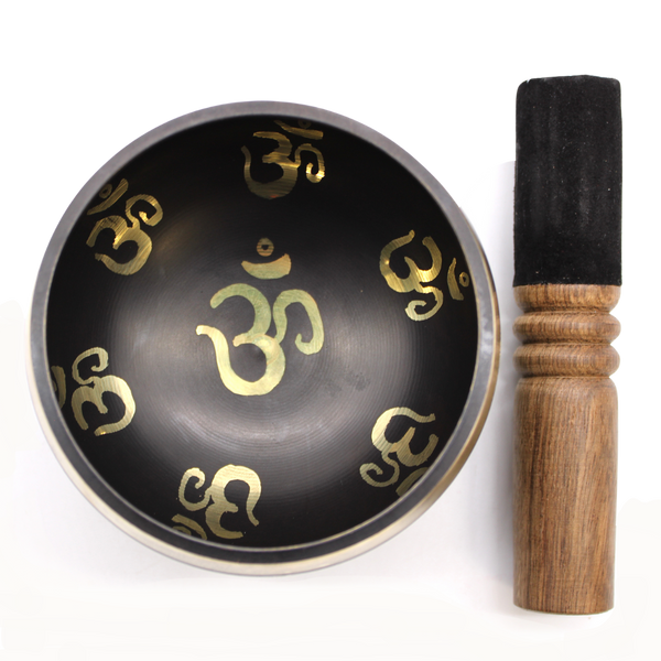 Om Singing Bowl Set 9cm