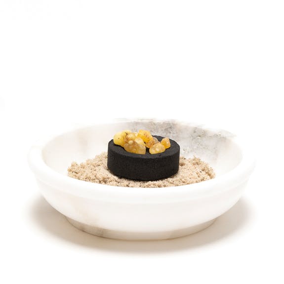 White Soapstone Incense Bowl