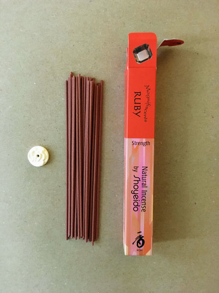 Ruby, Strength Incense | Jewel by Shoyeido