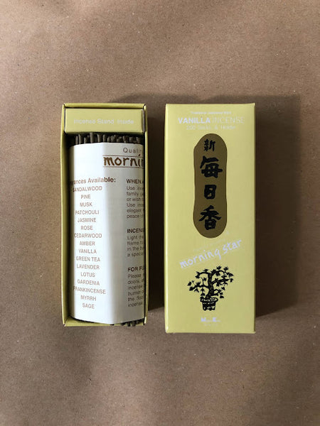 Vanilla Incense Large Box | Morning Star by Nippon Kodo