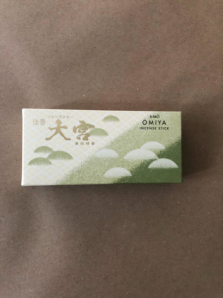 Kako Omiya (Cypress) | Low Smoke Incense by Gyokushodo