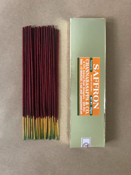 Saffron | Incense by Shroff Channabasappa