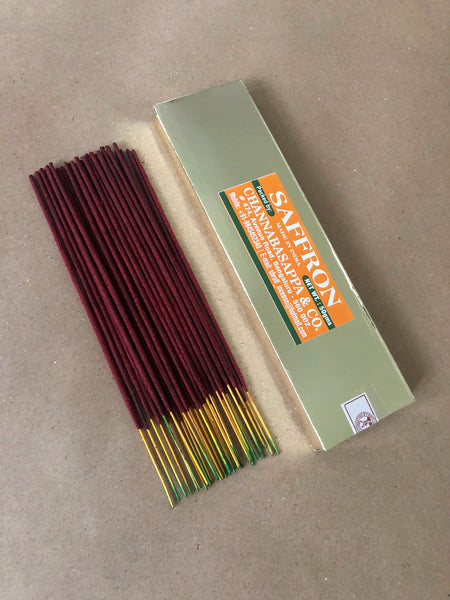 Saffron | Incense by Shroff Channabasappa