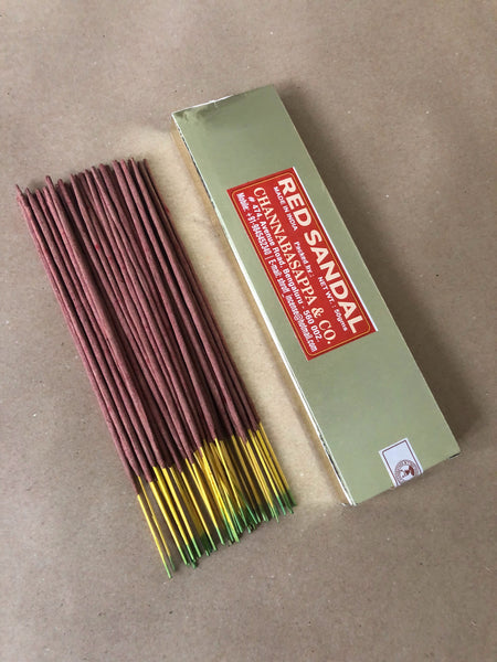 Red Sandal | Incense by Shroff Channabasappa