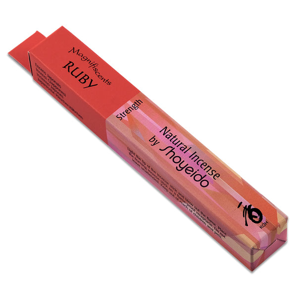 Ruby, Strength Incense | Jewel by Shoyeido