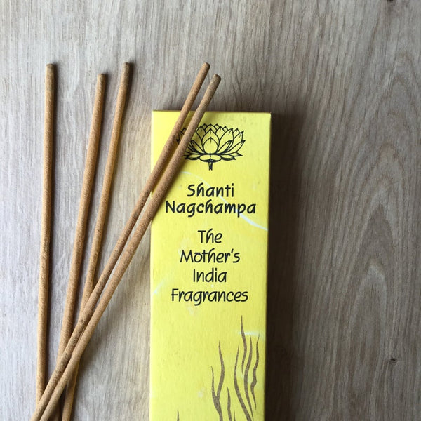 Shanti Nag Champa | The Mother's India Fragrances Incense