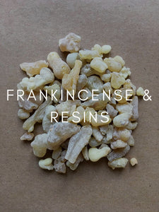 Frankincense & Resins