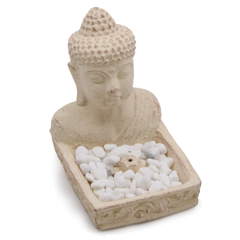 Large Buddha Incense Holder | Stoneware