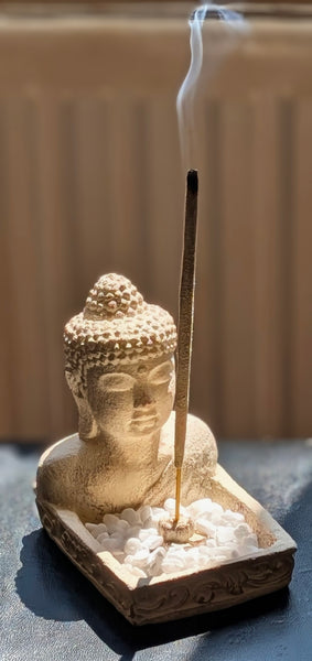 Large Buddha Incense Holder | Stoneware