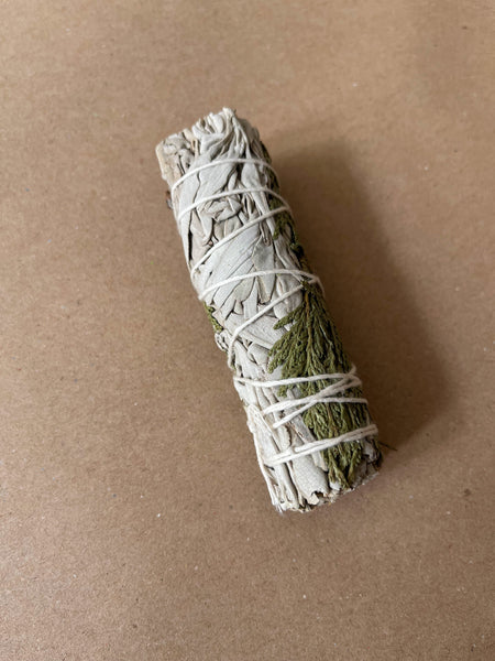 White Sage & Cedar Smudge Stick
