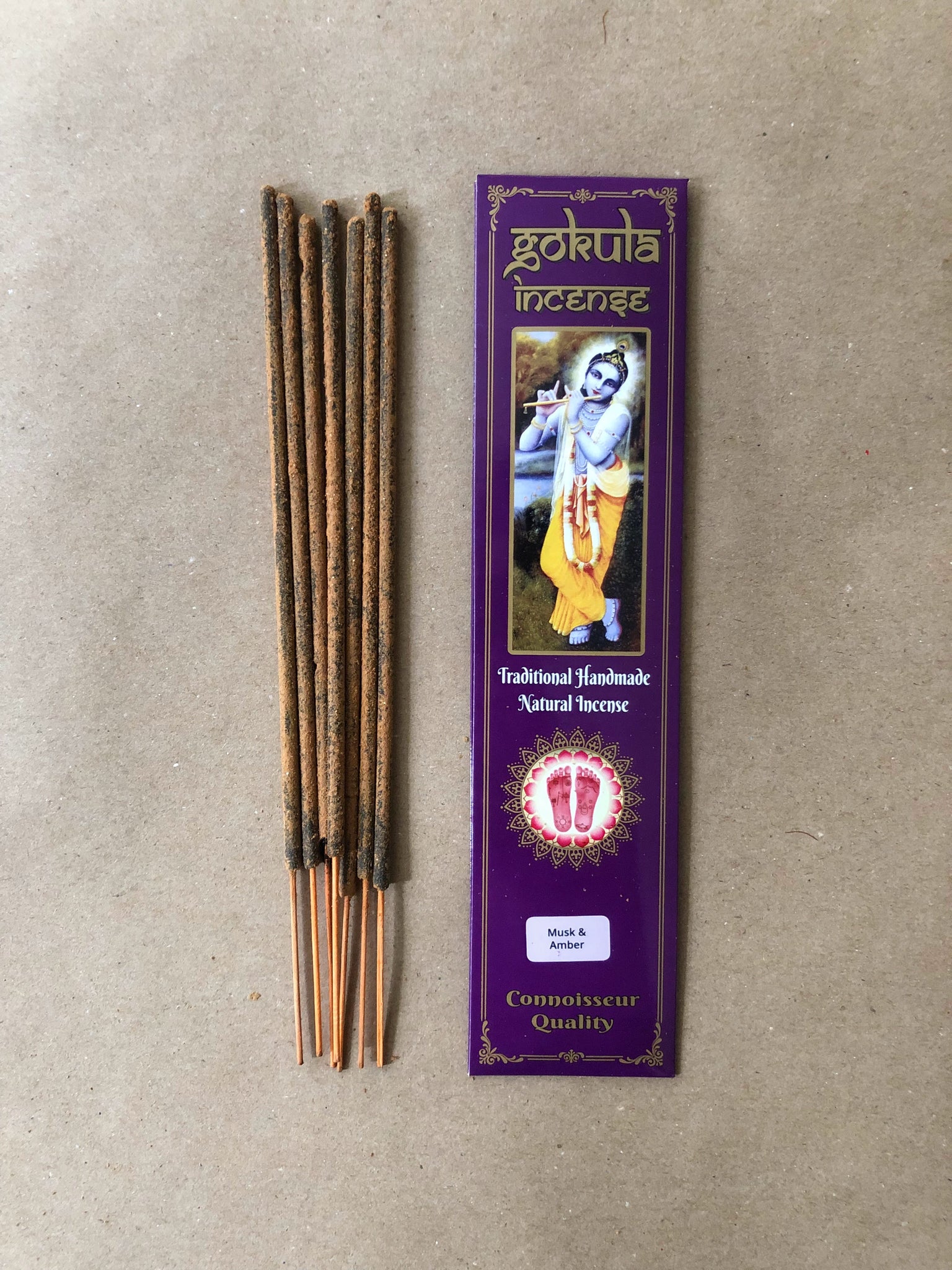 Musk & Amber | Connoisseur Incense by Gokula