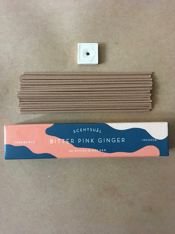 Bitter Pink Ginger Incense | Scentsual by Nippon Kodo