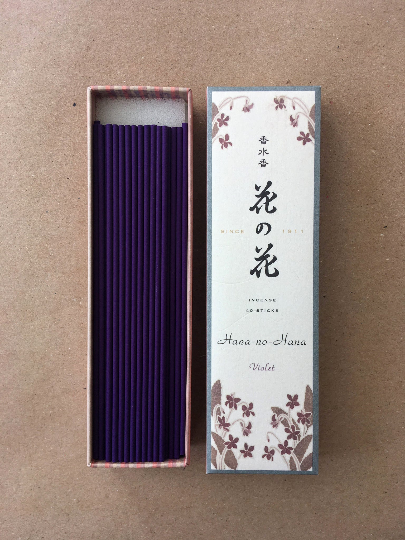Violet Incense | Hana-no-hana by Nippon Kodo