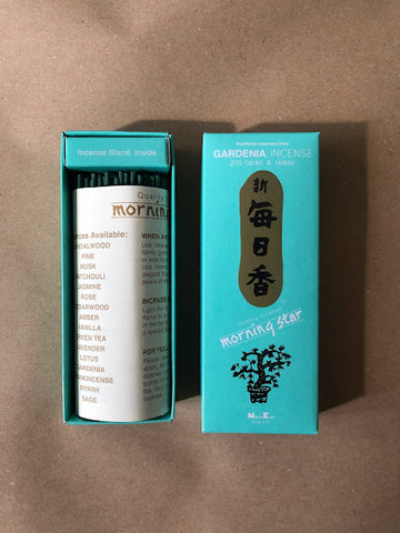 Gardenia Incense Large Box | Morning Star by Nippon Kodo