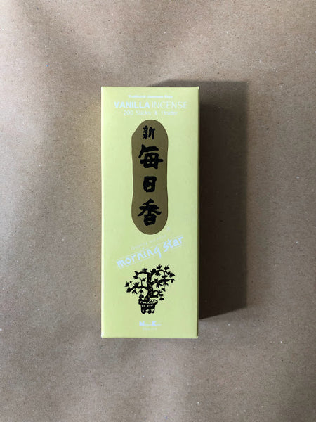 Vanilla Incense Large Box | Morning Star by Nippon Kodo