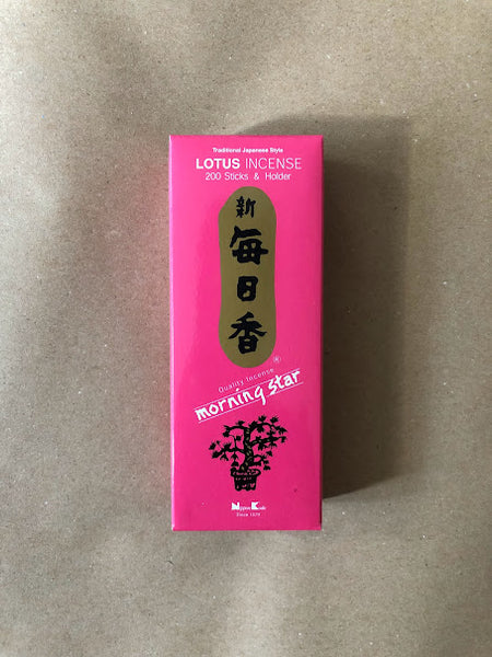 Lotus Incense Large Box | Morning Star by Nippon Kodo