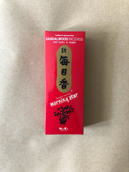 Sandalwood Incense Large Box | Morning Star by Nippon Kodo