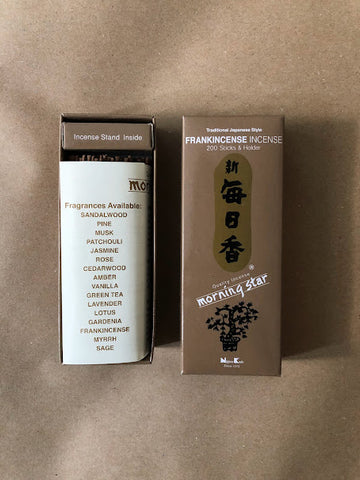 Frankincense Incense Large Box | Morning Star by Nippon Kodo
