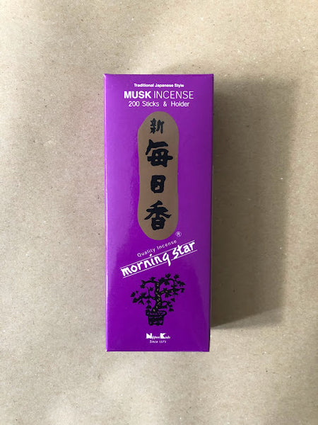 Musk Incense Large Box | Morning Star by Nippon Kodo