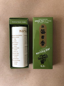 Green Tea Incense Large Box | Morning Star by Nippon Kodo