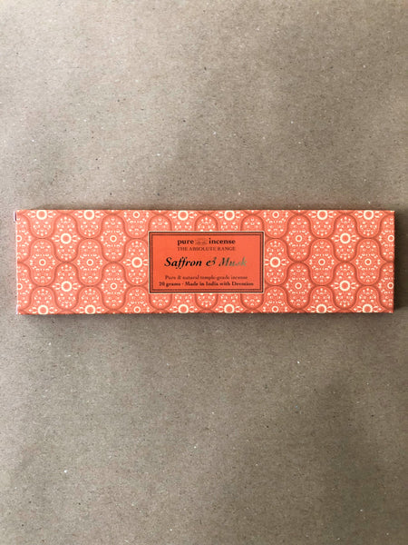 Saffron & Musk | Absolute 20gm by Pure Incense