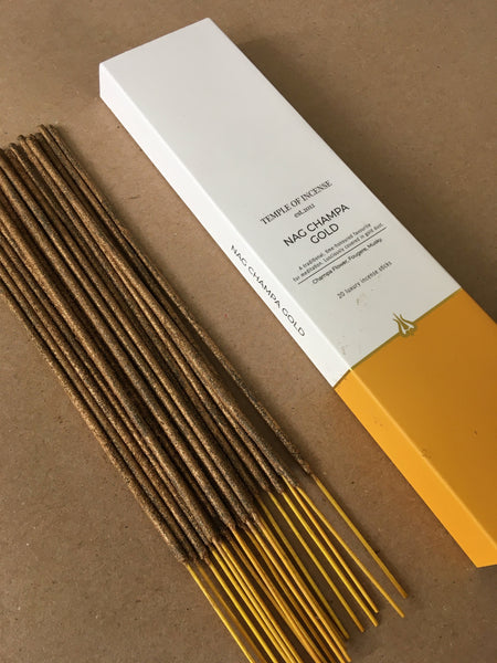 Nag Champa Gold | Incense Sticks by Temple of Incense