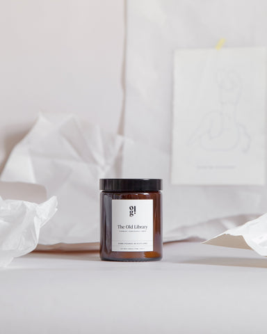 The Old Library | Honeysuckle & Amber Candle